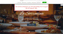 Desktop Screenshot of la-sorrentina.co.uk